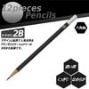 Matite Mitsubishi Uni adidas 2B, Esagonali, Nero & Oro, 1 Dozzina - AI04 K56012B