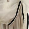 SNIDEL Long sleeve Sporty Pleated combination Long dress F white Women Used