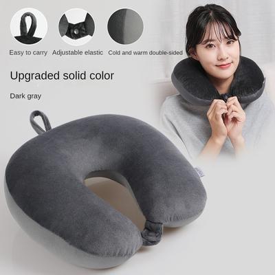 Ushaped Pillow Foam Particles Slow Rebound Filler Outdoor Travel Airplane Car Nap Neck Pillow Neck Pillow Home and Garden Pillow