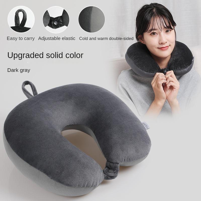 Ushaped Pillow Foam Particles Slow Rebound Filler Outdoor Travel Airplane Car Nap Neck Pillow Neck Pillow Home and Garden Pillow