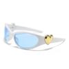 1pc European Men's and Women's Pilot Frame Fashion Sunglasses for Summer Sunshade, Sunscreen, UV Protection, Sports Glasses Fram