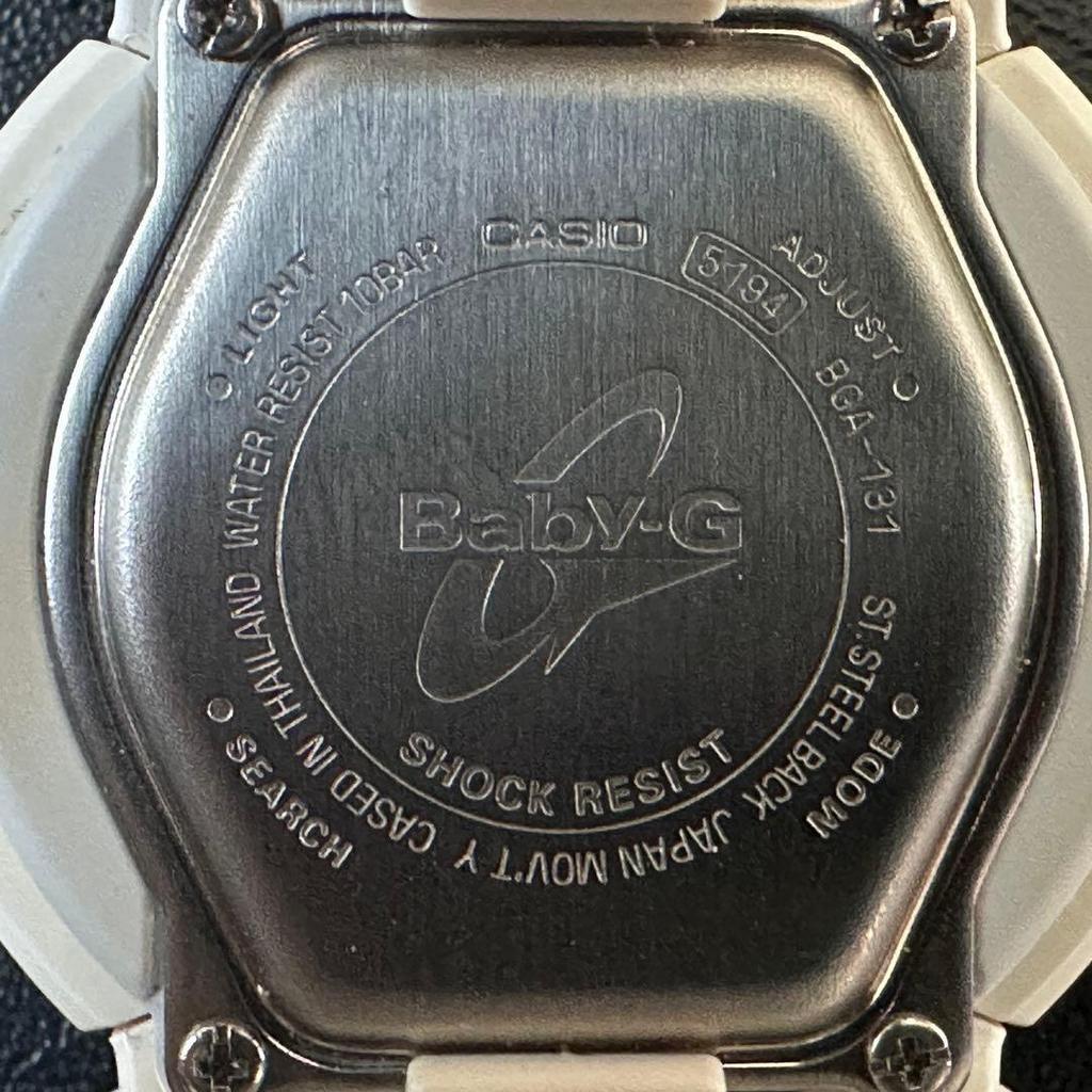 Used Casio Baby-G Ladies Ana-Digi Watch BGA-131