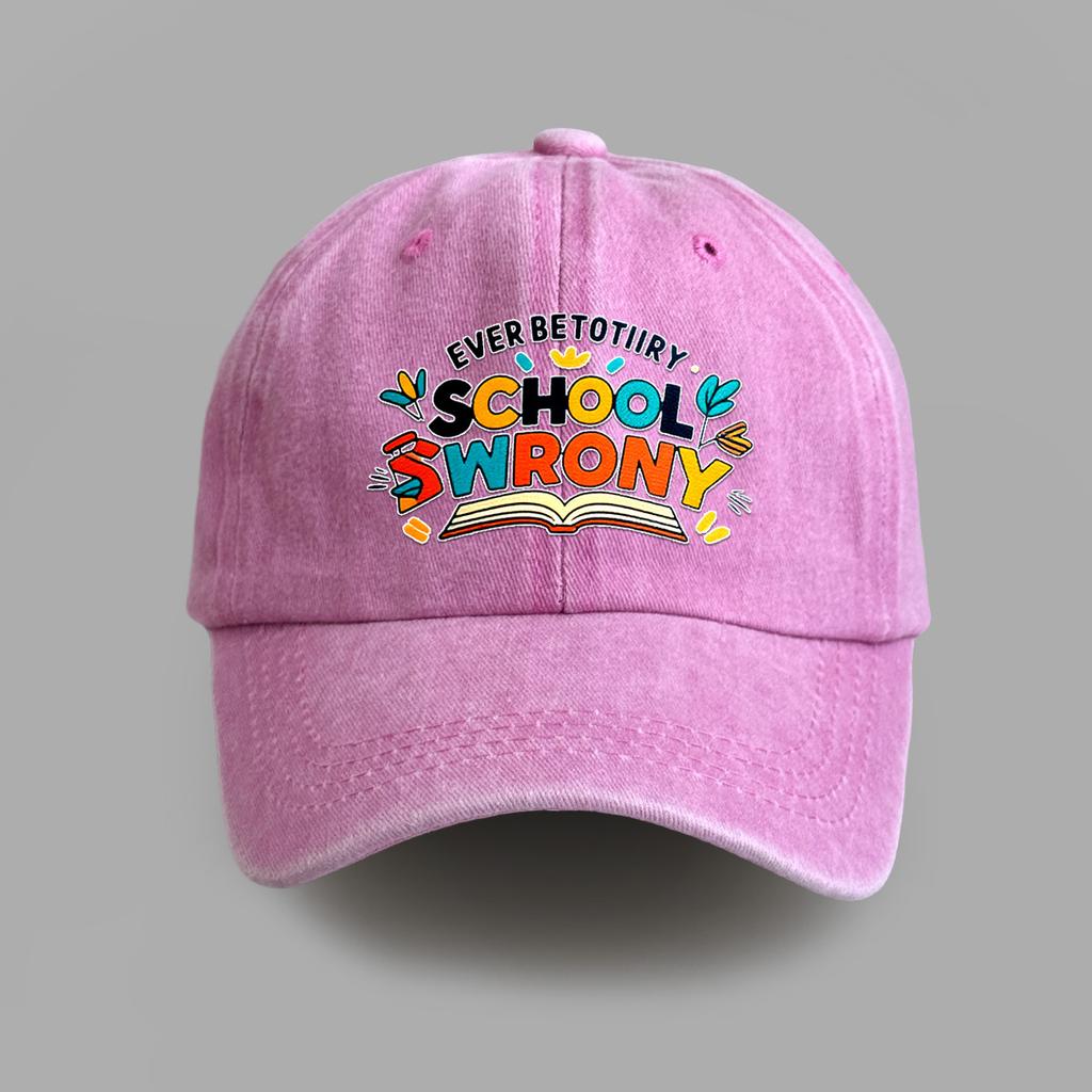 Neue bedruckte gewaschene Baumwolle Retro Softtop Baseballkappe Herren und Damen Outdoor Freizeit Sonnenschutz Trendkappe