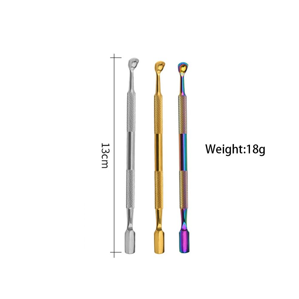 Inclined Plane Russian Steel Push Double-ended Dead Skin Push Manicure Tool  Manicurist