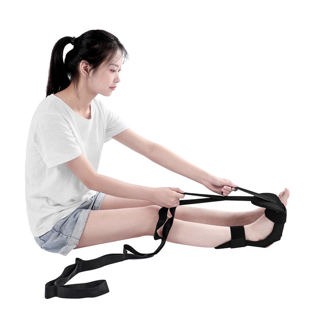 Foot Stretching Band Leg Stretcher Pull Strap Belt Adjustable Stretching Strap Auxiliary Ankle Stretcher Training Belt