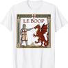 Le Boop Medieval Knight Dragon Fantasy Renaissance Humor T-Shirt