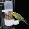 Plastic Automatic Bird Feeder Leak-Proof Cage Hanging Feeder Bird Water Dispenser  Home Use