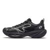 Chaussures Buzzard II Meteor Confortables Polyvalentes Basse Coupe Chaussures Décontractées Baskets Homme Noir Argent T12M521109FBS