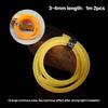 2Packs 1M Fishing Luminous Tube Fluorescent Luminescent Tube Baiting Fish Soft Rubber Tube Fishing Line Tube Fishing Accessories