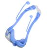 Waterproof Anti Fog Swimming Goggles Electroplating AntiUV Glasses with Earplug for Adult(Blue )