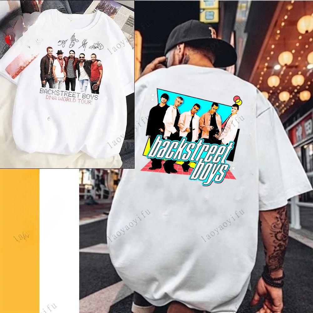 2026 New Unisex Plus Size Black Backstreet Boys Vintage Graphic T Shirt 90s Pop Boy Band Las Vegas Sphere Tour Fan Gift BW8U