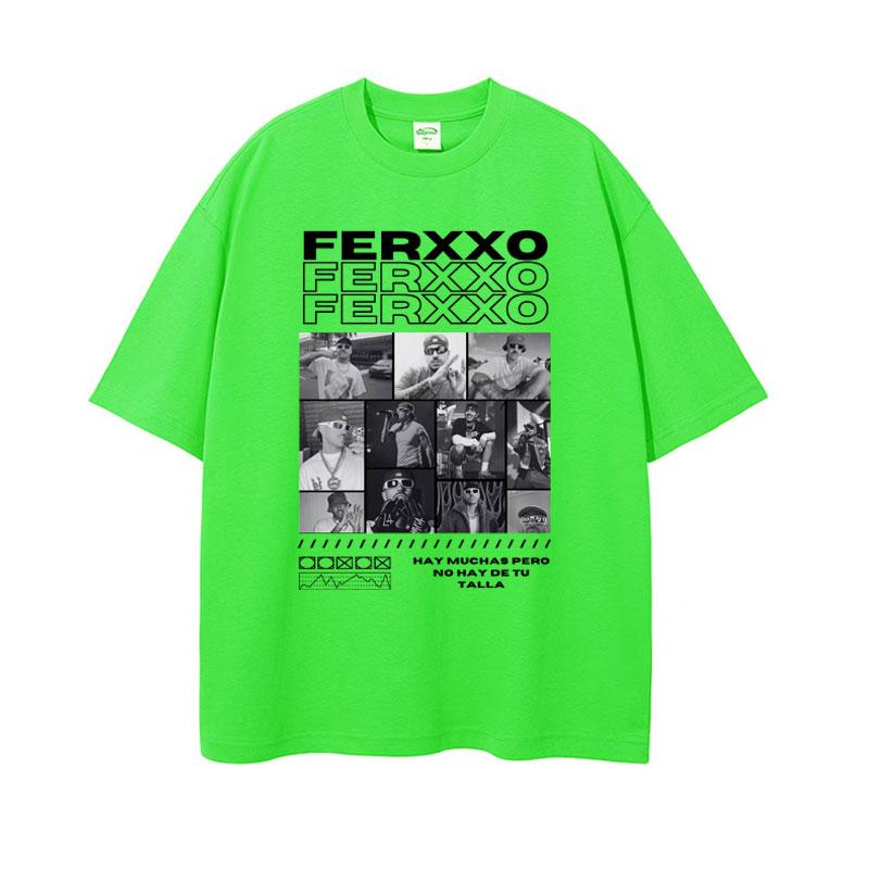 

Rapper Feid Ferxxo Concert Cover Graphic Tshirt Men Women Hip Hop Retro High Quality T Shirt Casual Cotton ONeck T Shirts Tops 4XL