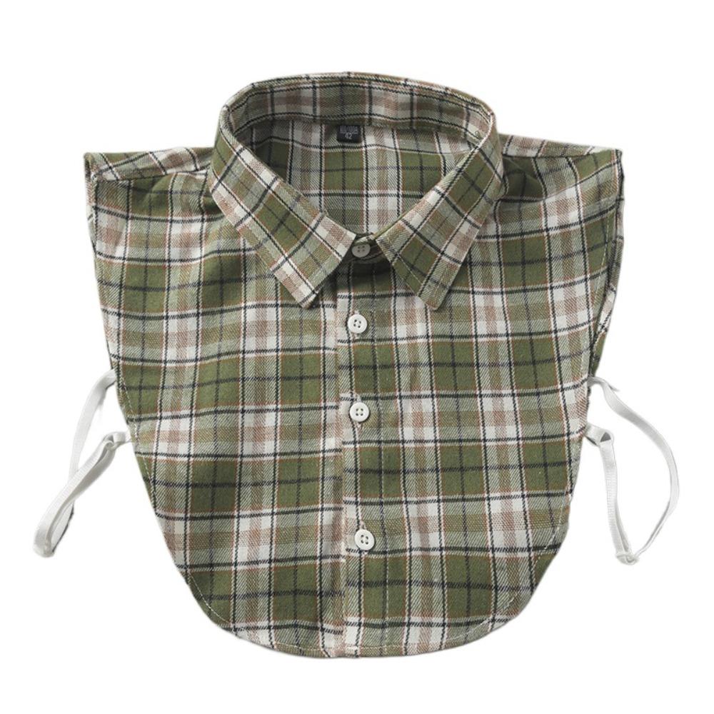 Top Neckwear Detachable Collar Cotton Lapel Fake Collar Vintage False Shirt Collar  Blouse Wear
