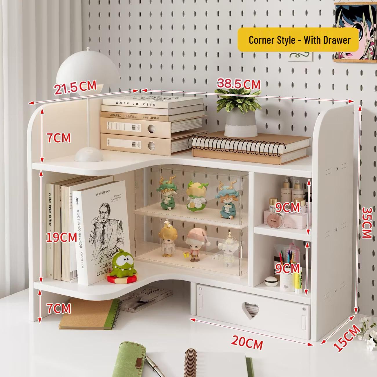 Dormitory Multi-Layer Desk Storage Box and