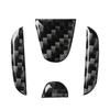 Carbon Fiber Steering Wheel Cover Stickers Trim For Honda Civic Sedan 2016-2021