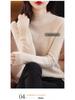 Women's Wool Sweater: Autumn/Winter Half-High Neck, Warm, Solid Color, Loose Fit, Commuter Style