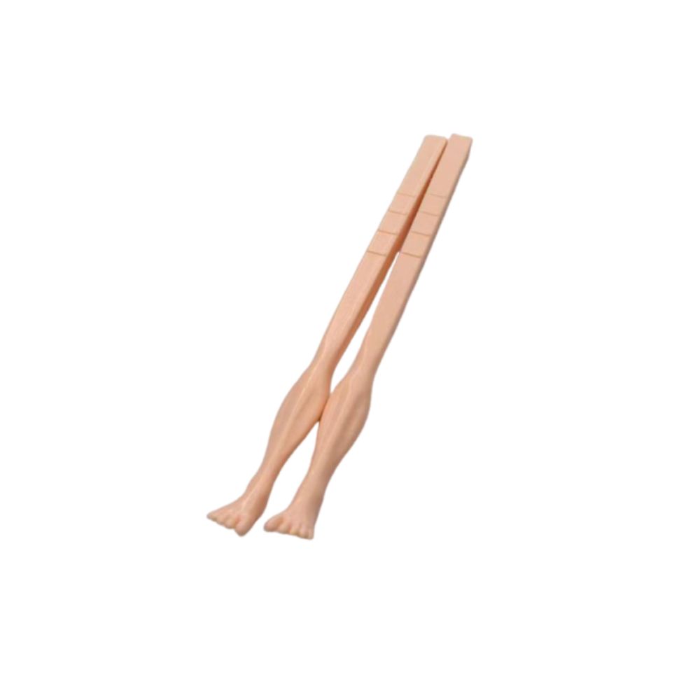 3D Printing Novelty Eating Chopsticks Reusable Funny Food Sticks Toe Food Clip Kitchen Use
