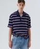 Windeo Striped Cotton Summer Polo - Red Navy