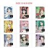 Sailor Moon Anime Print Vertikale Druckknopf-Geldbörse Luna Bunte Kartenhaltertasche Mini-Münzbörse 1 Stück