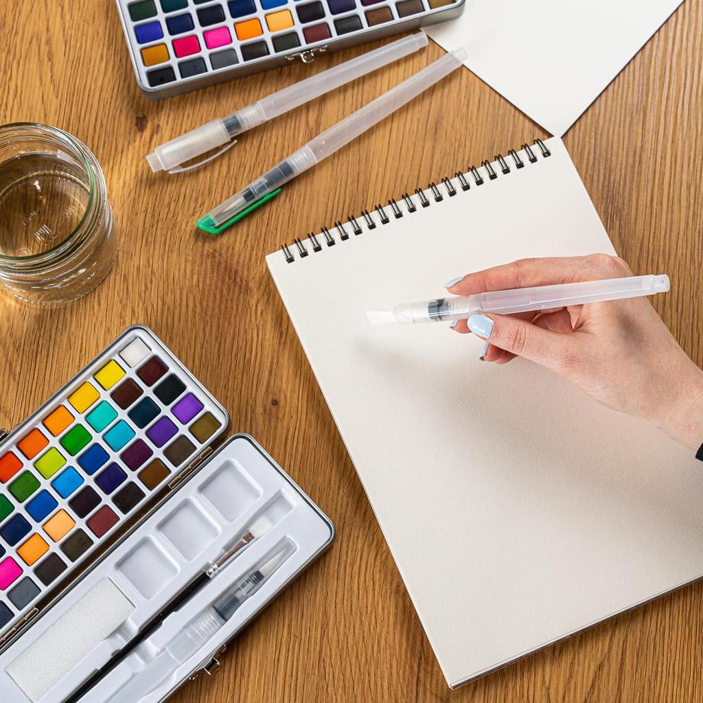 Carta per Pittura ad Acquerello Disegno Scarabocchio A5+, 30 fogli