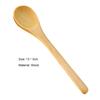 6Pcs Wooden Spoon Mini Size Multi-purpose Rounded Spoon Mouth Kitchen Wooden Spoon for Porridge