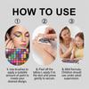 Multi-Color Halloween Face & Body Paint Set - Adult DIY Festival Makeup
