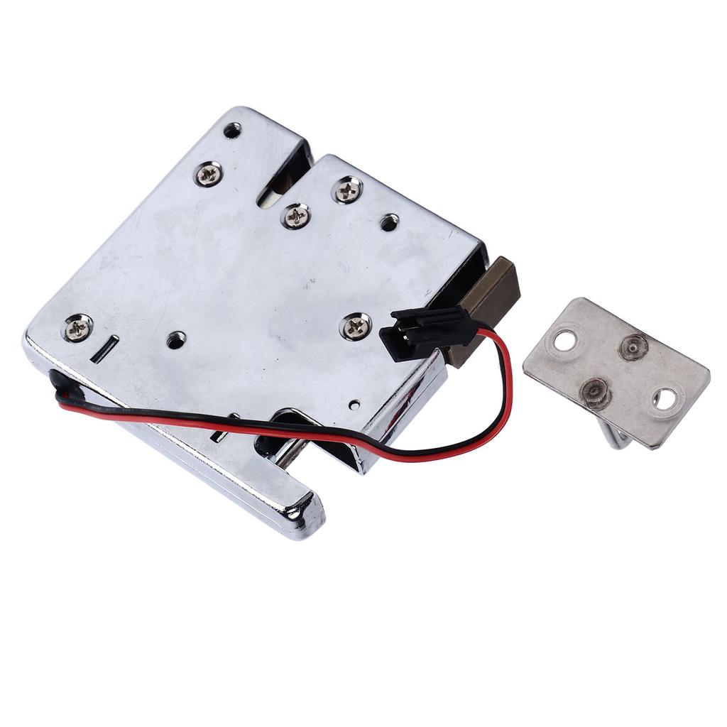 Electric Latch Lock Electromagnetic Control Cabinet Door Locker Solenoid Spring Drawer Lock 24V