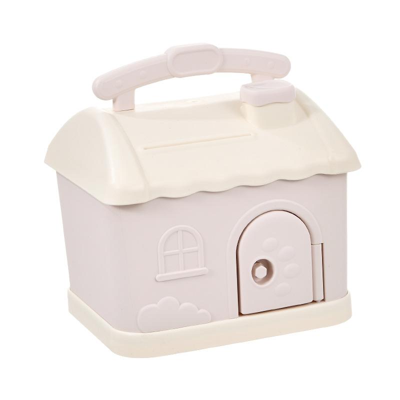 Internet Celebrity Piggy Bank Creative Cartoon Shape Cute Small House Can Save Large Capacity Plastic Piggy Bank