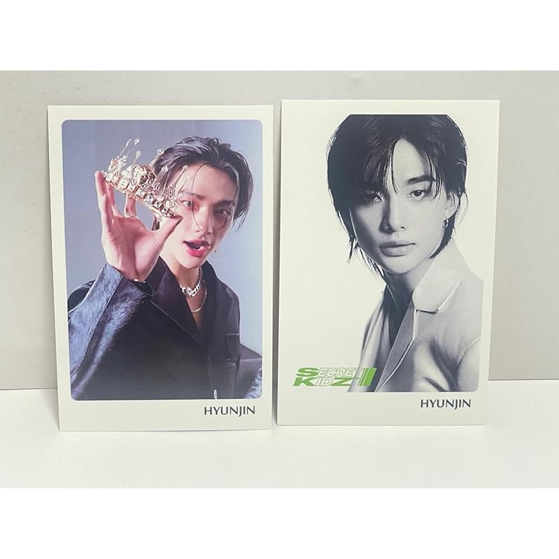 Sukizu hyunjin Goods Set of 56 photo cards message card Poka Trading card photograph KPOP (SKZ HYUNJIN) 56 [product]