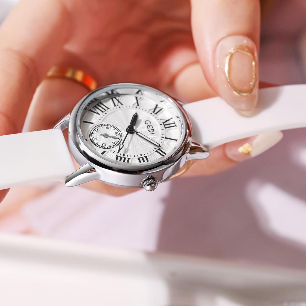Summer Sports Wind Sweat-Proof Silicone Belt Student Couple Waterproof Quartz Watch Watch