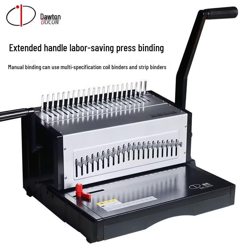 Daoton DC-2701 21-Hole Manual Comb Binding Machine CN plug (adapter included)