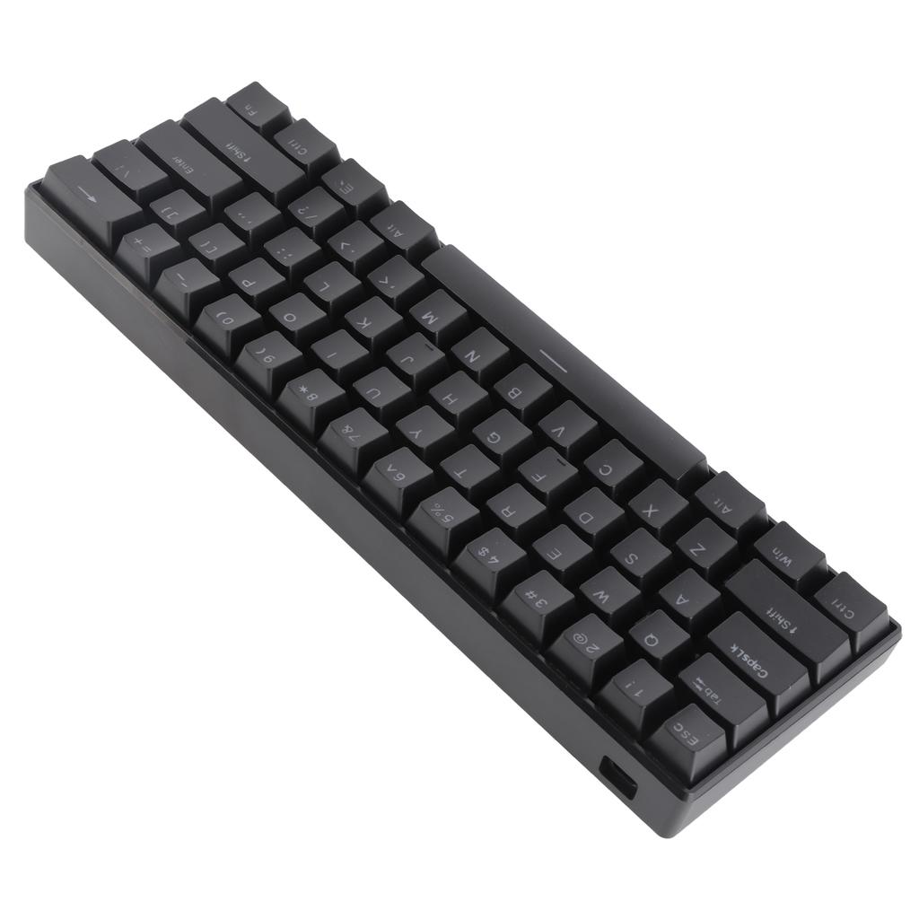 61 Key Keyboard RGB Wired Mechanical Shaft Portable Two Color Injection Molding 61 Key Layout Keyboard
