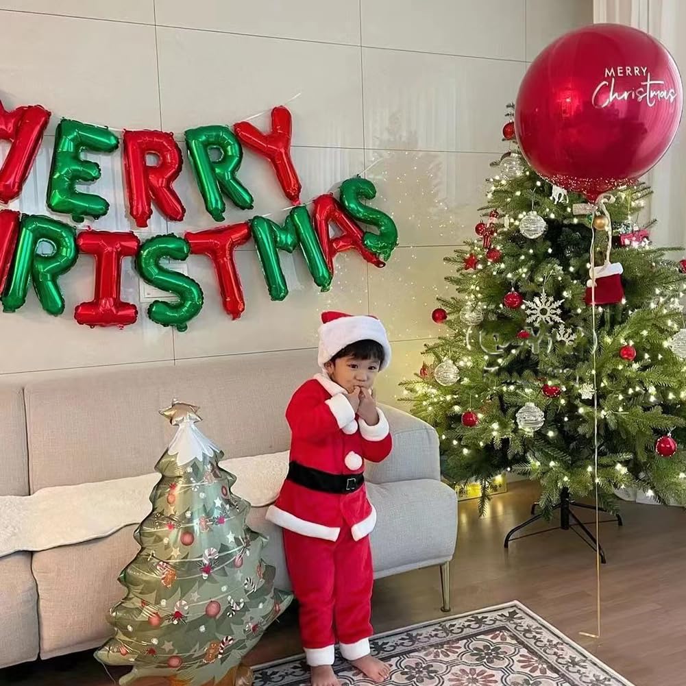 Santa Claus for Santa Christmas Boys and Size Baby Santa Costume [Limspace] Kids, Cosplay, Costume, Girls, Coat, Pants, Hat, 4-Piece Set, 80~130,