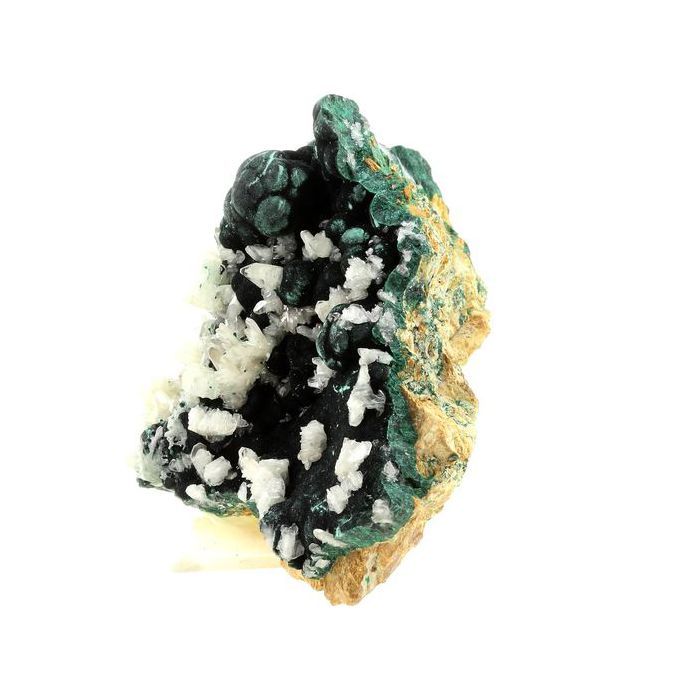 Pierres et Minéraux. Malachite + Cerusite. 1490.0 ct. Mashamba West Mine, Congo.