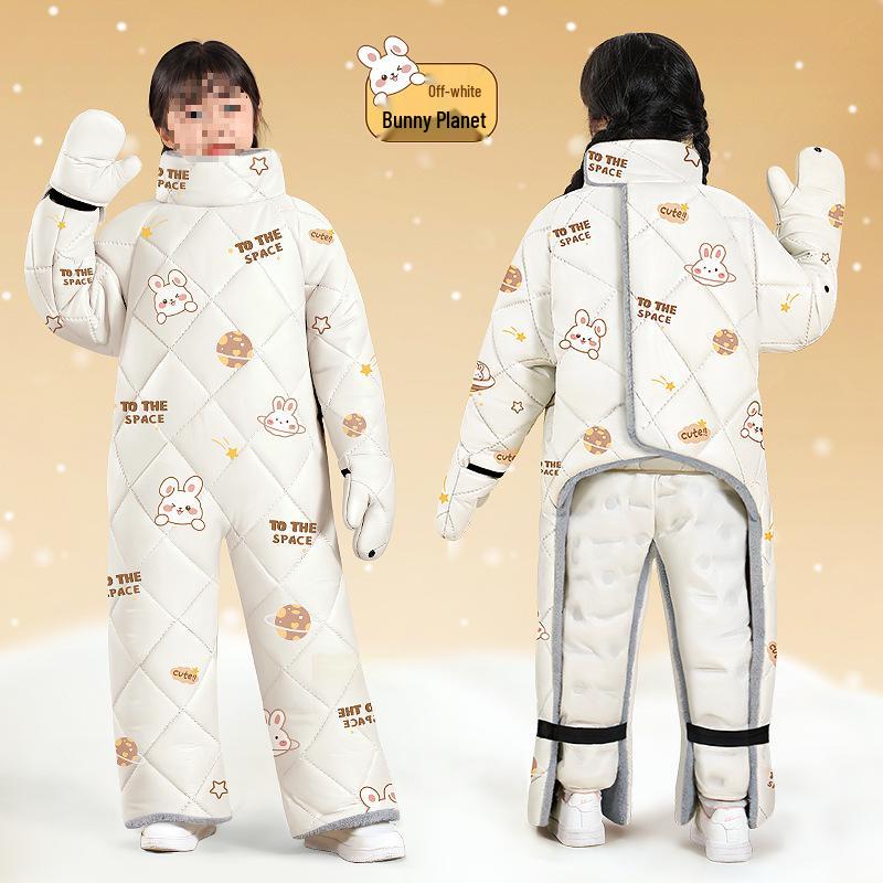 Thickened Winter Windshield & Rear Seat Cover for Children's Electric Cars - Parent-Child Cold-Proof, Windproof Protection