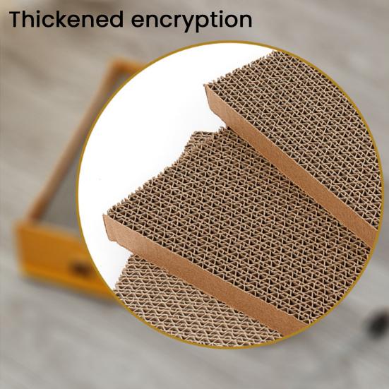 Cat Scratch Maze Box Cats Nail File 3 in 1 Enrichment Box Interactive Self-Play Cats Puzzle Toy for Indoor Cats Entertainment And Mental Stimulation