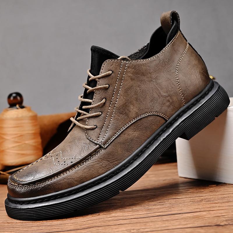 

Осенние и зимние мужские повседневные ботинки martin, кожаная обувь