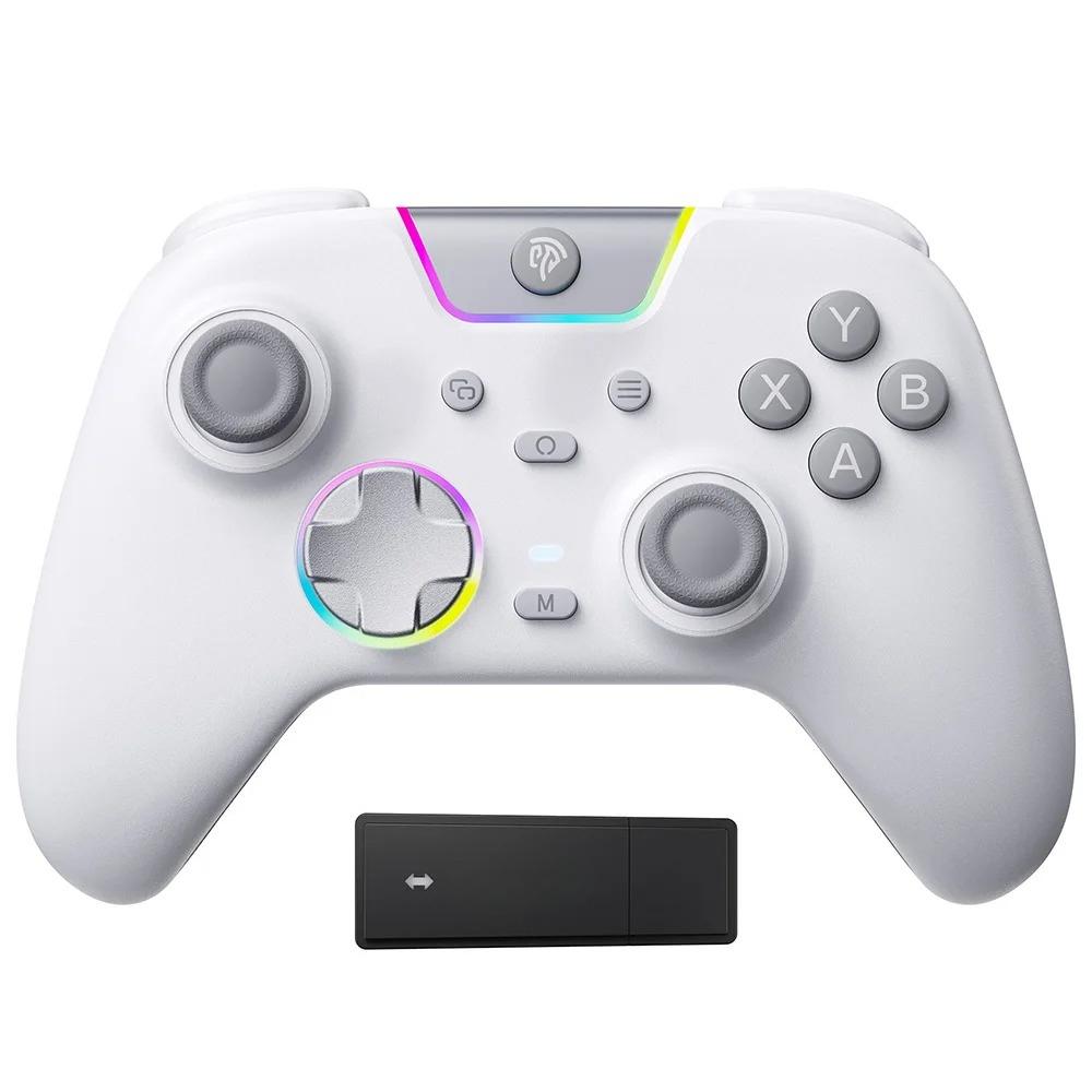 Wireless Gamepad PC Controller Compatible with PC/Switch/Phone/Steam/TV, Dual Rumble Motors, Impulse Triggers