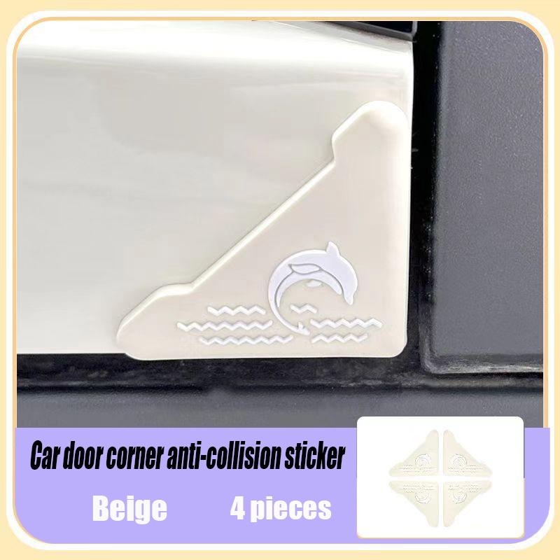 

For BYD Dolphin 2024 Car door corner anti collision protection decorative strip Automotive exterior modification 1005