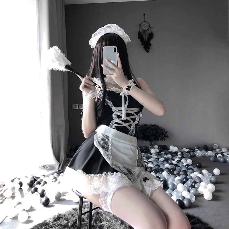 Sexy Underwear Sexy Maid Uniform Lace Suit