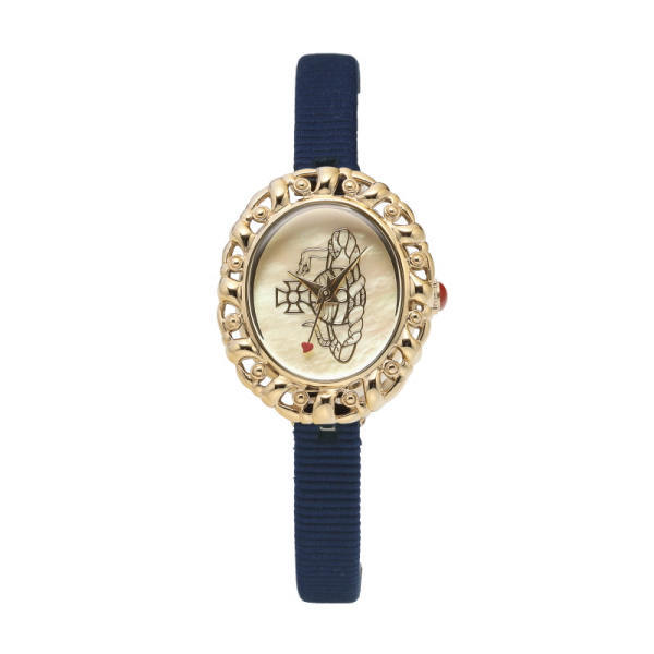 Vivienne Westwood Women Leather Watch Vv005cmbl free size