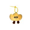 Plush Gold Ingot Doll Pendant Toy Keychain Backpack Decoration Pp Gift Cotton
