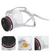 HalfFace Guard Gas Defense with No.3 Filter Box Silicone Portable for Personal Protection