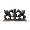 Decorative Book Ends European Design Vintage Holder Ornamental Resin Lily Statue for Interior