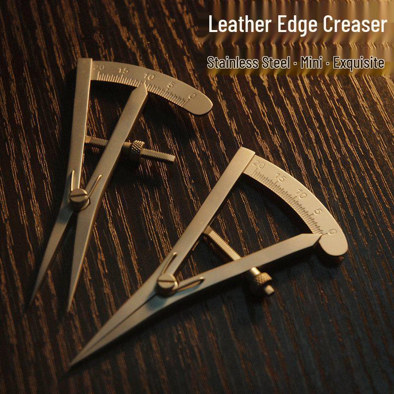 Stainless Steel Leathercraft Mini Spacing Gauge & Scriber