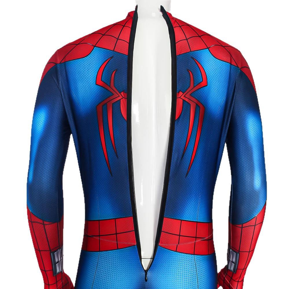 Spider-Man 4 Cosplay Kostuum Nieuwe Dag Cosplay Peter Parker Halloween Jumpsuit Spiderman Bodysuit