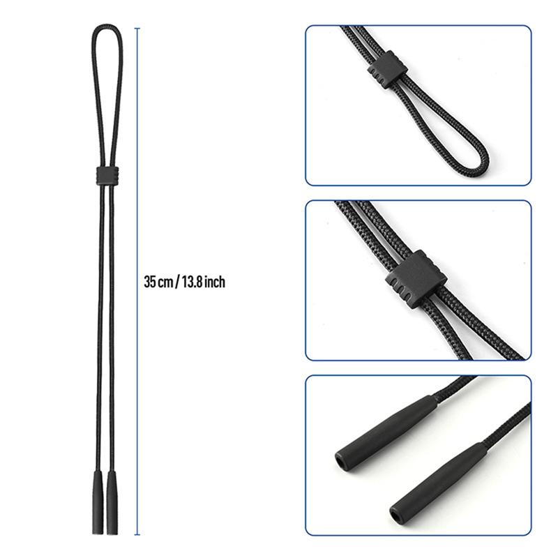 Practical-Adjustable Glasses Straps 3Pcs Eyewear Retainer Glasse Strap ,Eyewear String Lanyard Retainer, Sunglasses Straps