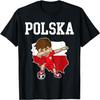 Polska Soccer Poland Polish Dabbing Football T-Shirt