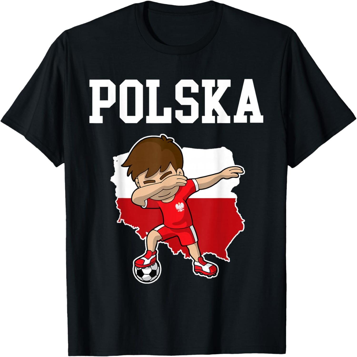 

Polska Soccer Poland Polish Dabbing Football T-Shirt S разноцветный