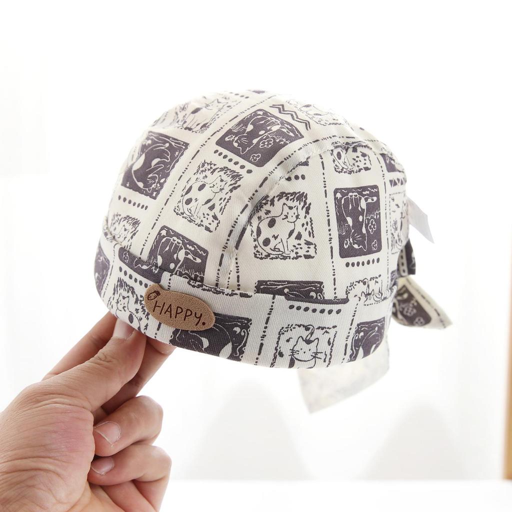 Infant Pirate Hat & Bib Set for 0-6 Months - Unisex Spring/Autumn Style